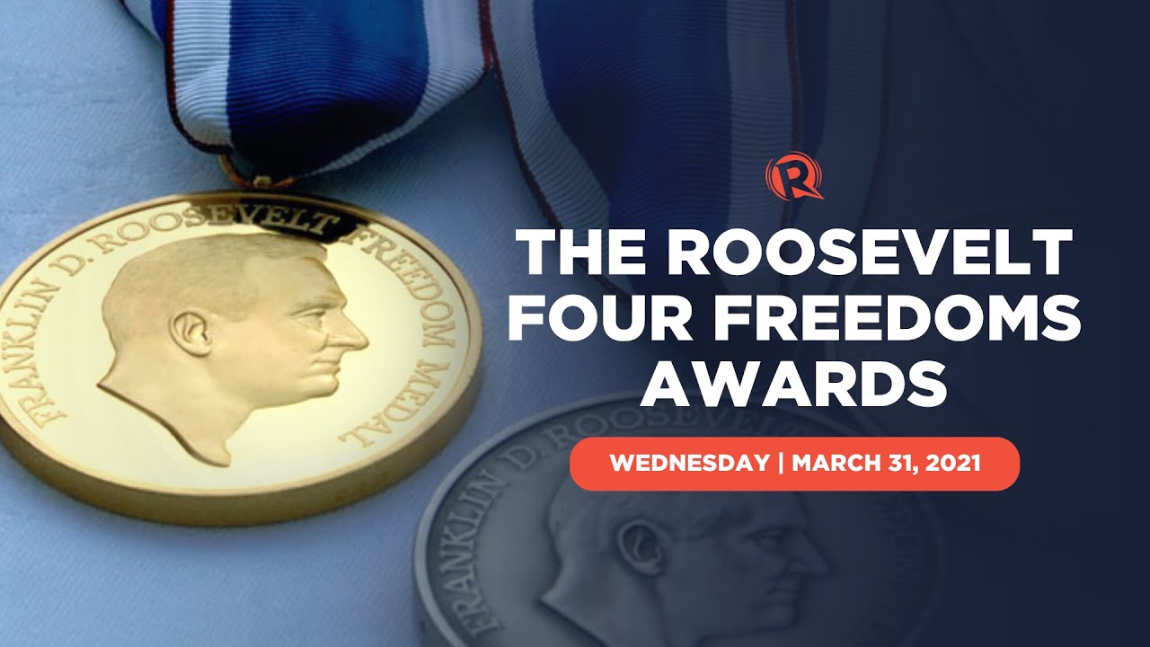 WATCH: Roosevelt Four Freedoms Awards ceremony