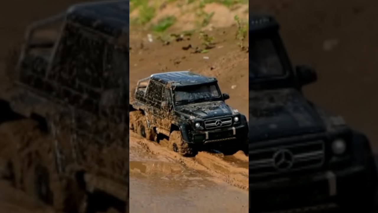 Unstoppable Traxxas Trx-6 Mercedes-Benz G63 Amg 6x6 Vs Mud Rc Car Action #trx4 #mercedes #rccar