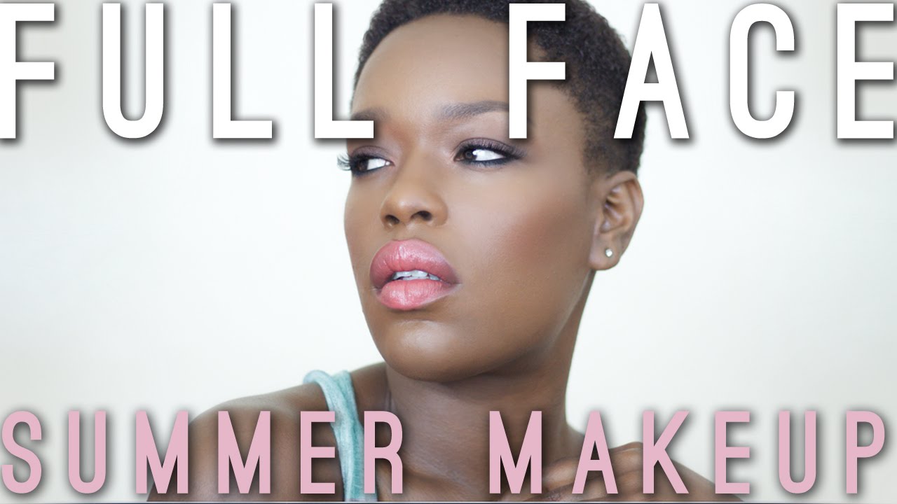 Sacha Full Face | Summer Makeup for Dark Skin