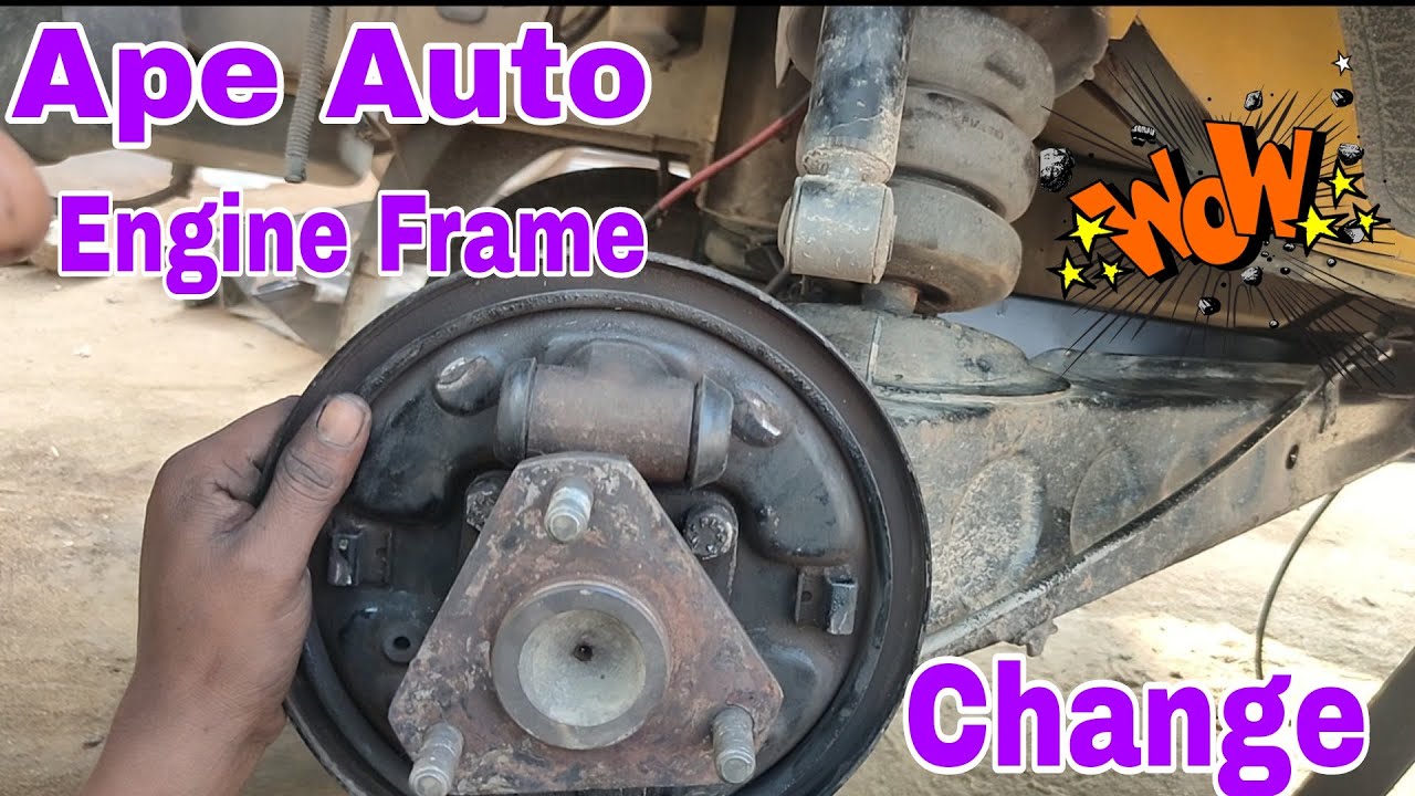 Ape Diesel Auto Engine Frame Change