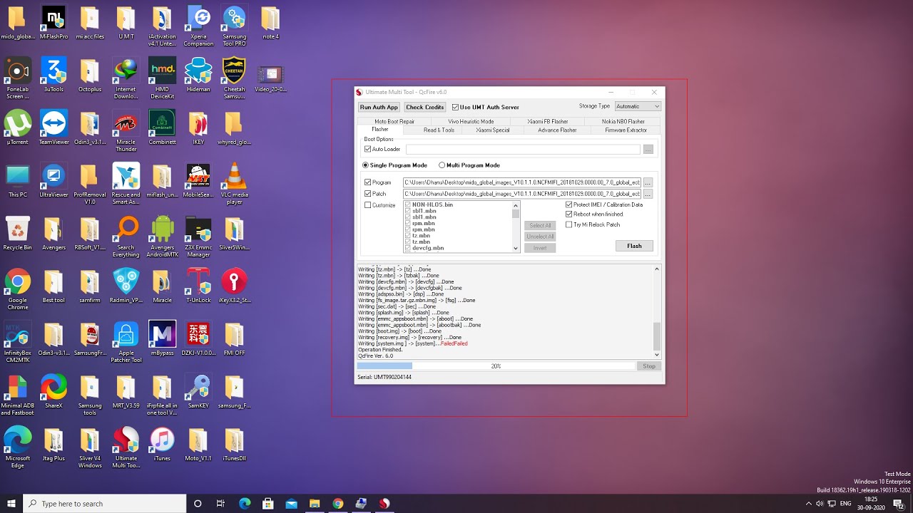Redmi note 4 Flashing failed emmc repair with easy jtag plus