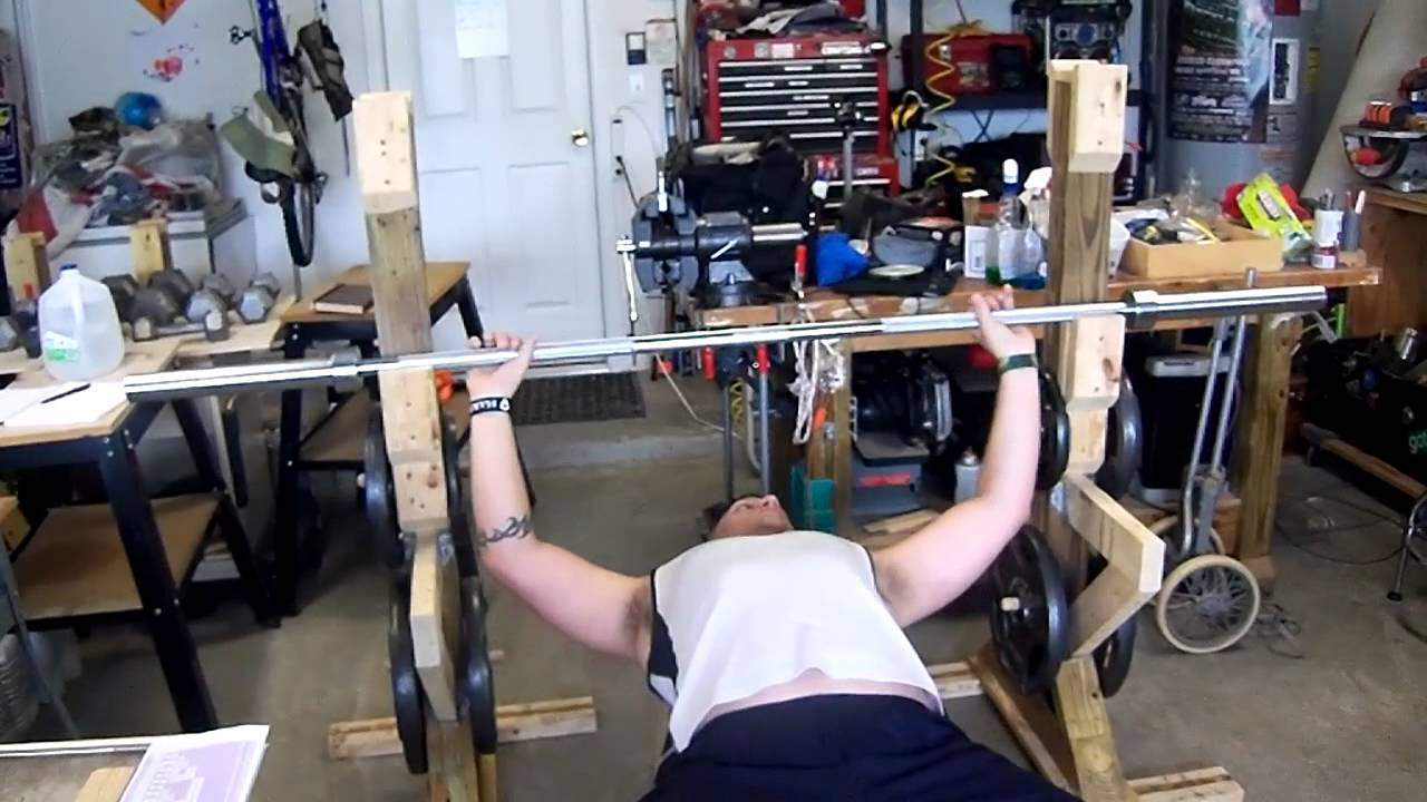 Homemade Bench Press and Squat Rack