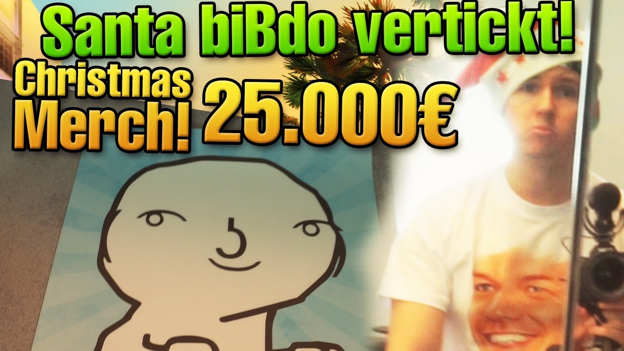 Santa biBdo vertickt wieder! 25.000 &euro; Merch Christmas Sellout + Gewinnspiel