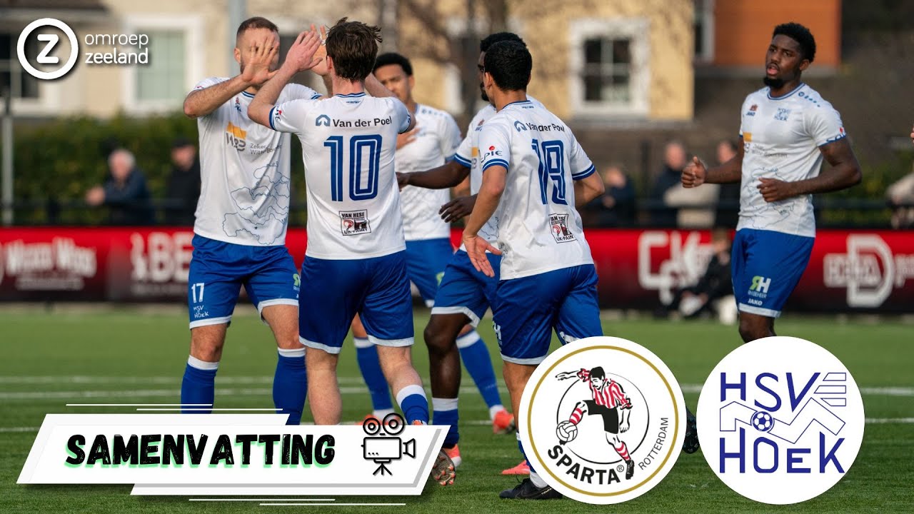 👏😍 HOEK OPNIEUW KOPLOPER TWEEDE DIVISIE NA KNAPPE ZEGE ⚽📈 | Samenvatting: Jong Sparta- Hoek 🎥