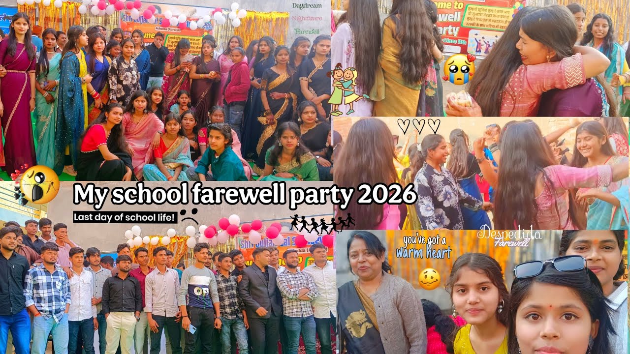 My school farewell party 2026 the last day of school ⁉️ramwalk dance #farewell #school#viral 