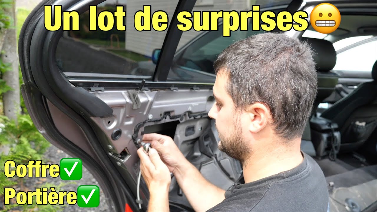 Réparation du coffre et la portière bloquée sur la BMW E39!💪Des belles surprises😱