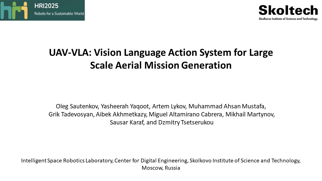 UAV-VLA: Vision-Language-Action System for Large Scale Aerial Mission Generation
