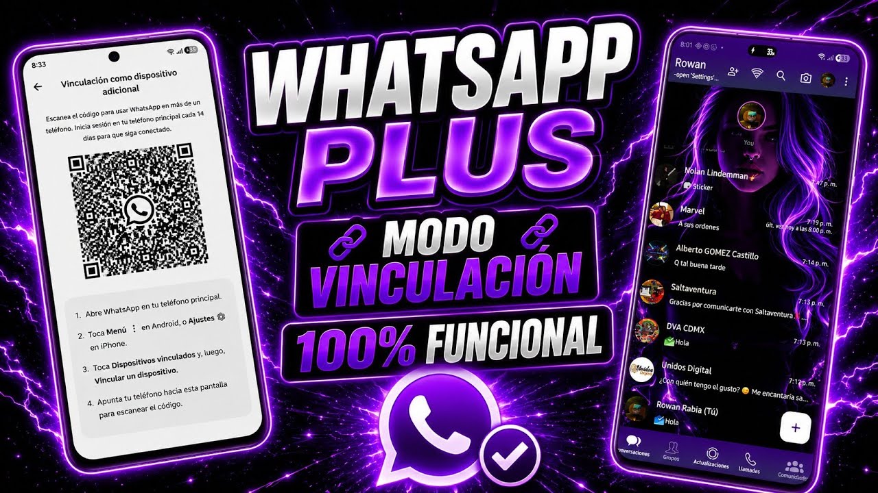 WhatsApp Plus &Uacute;ltima Versi&oacute;n 2026 | Modo Vinculacion + Actualizaciones