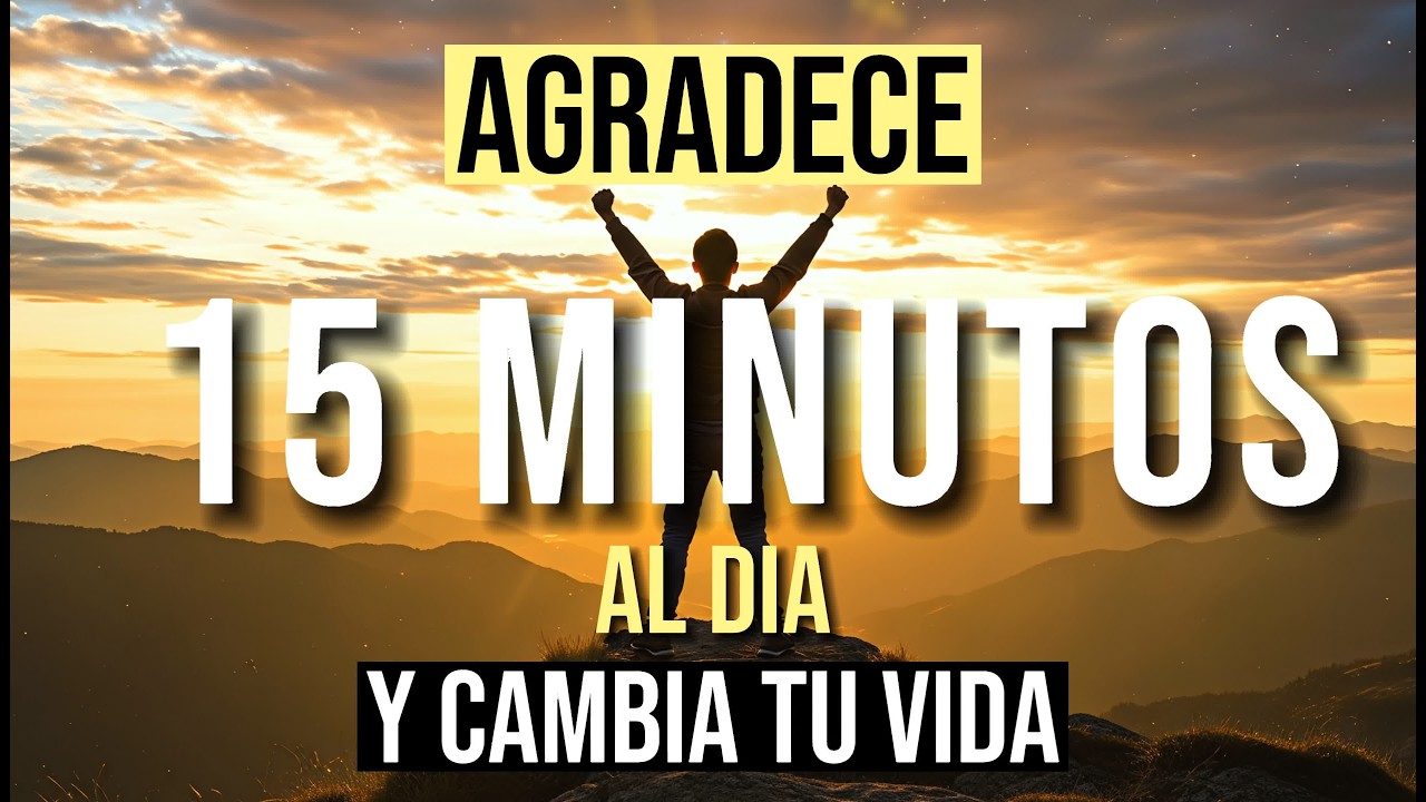 Ejercicio de GRATITUD de la mañana 🌅 (15 minutos) | Energía y Motivación para Hoy