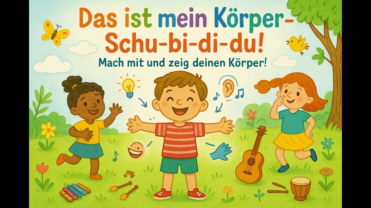 Das ist mein Körper! 💃🧠 | Mitmachlied für Kinder mit Bewegung & Rhythmus | Lieder-Zwerg