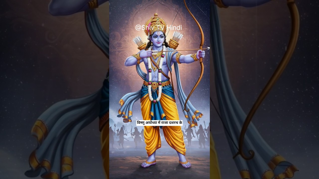 vishnu ka ram avatar || bhagwan vishnu ne ram avatar kyu liya #shorts #vishnu #trending
