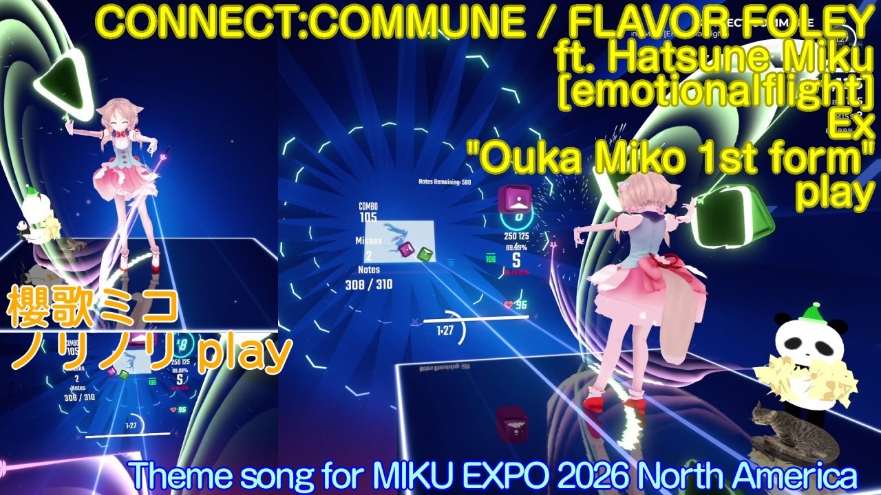 [BeatSaber] CONNECT:COMMUNE / FLAVOR FOLEY ft. Hatsune Miku [mapped by emotionalflight] Ex