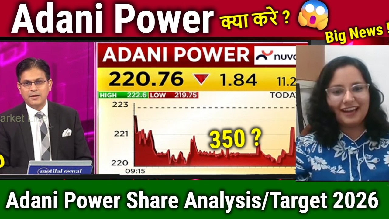 Adani Power Share News/क्या करें ?buy, hold or sell ?adani power share analysis,target tomarrow