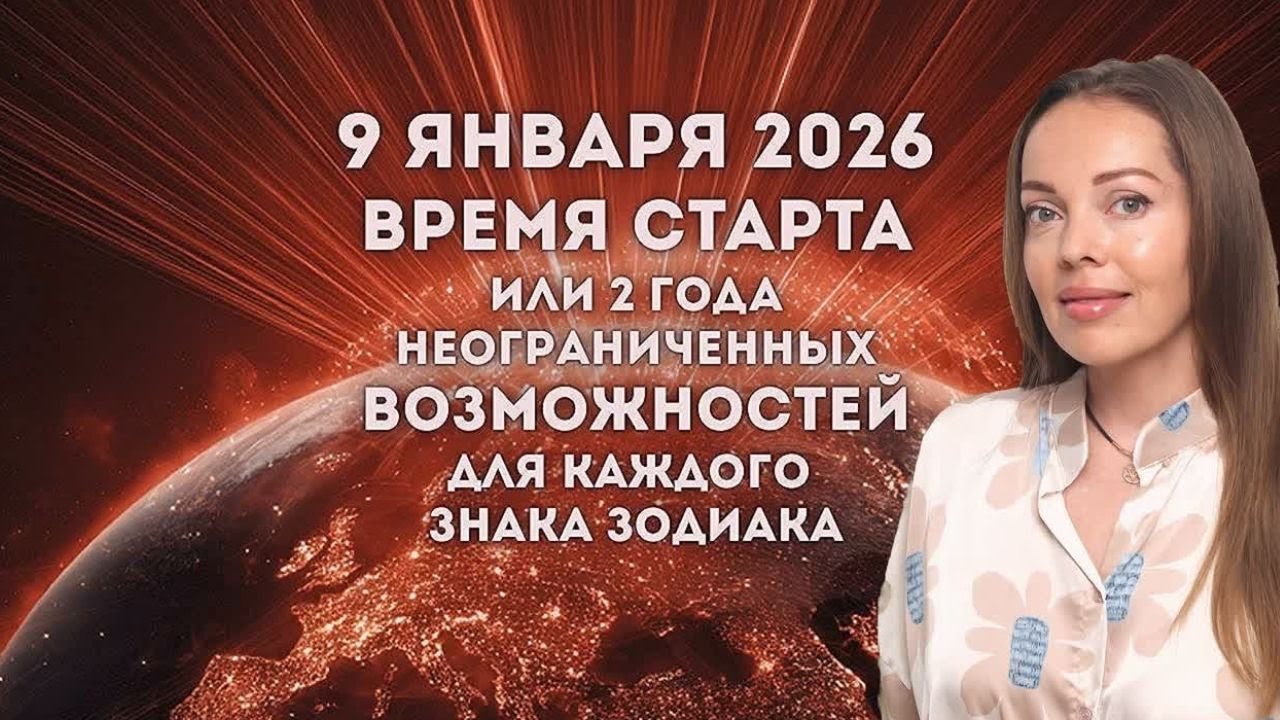 9 января 2026 - время старта или 2 года неограниченных возможностей для каждого знака Зодиака
