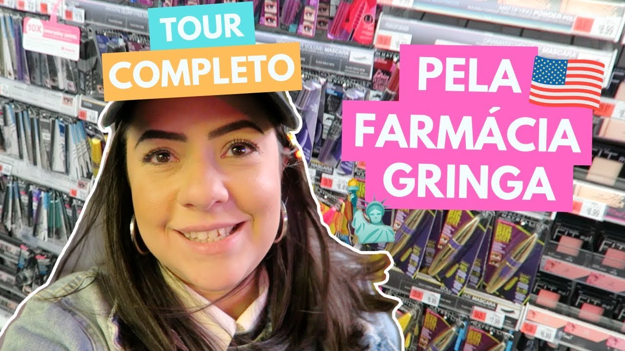 TOUR COMPLETO PELA FARMÁCIA GRINGA!