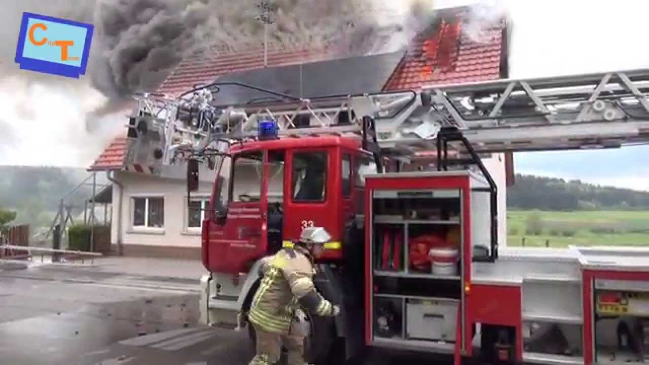 Wohnhausbrand in Brigachtal - Klengen...