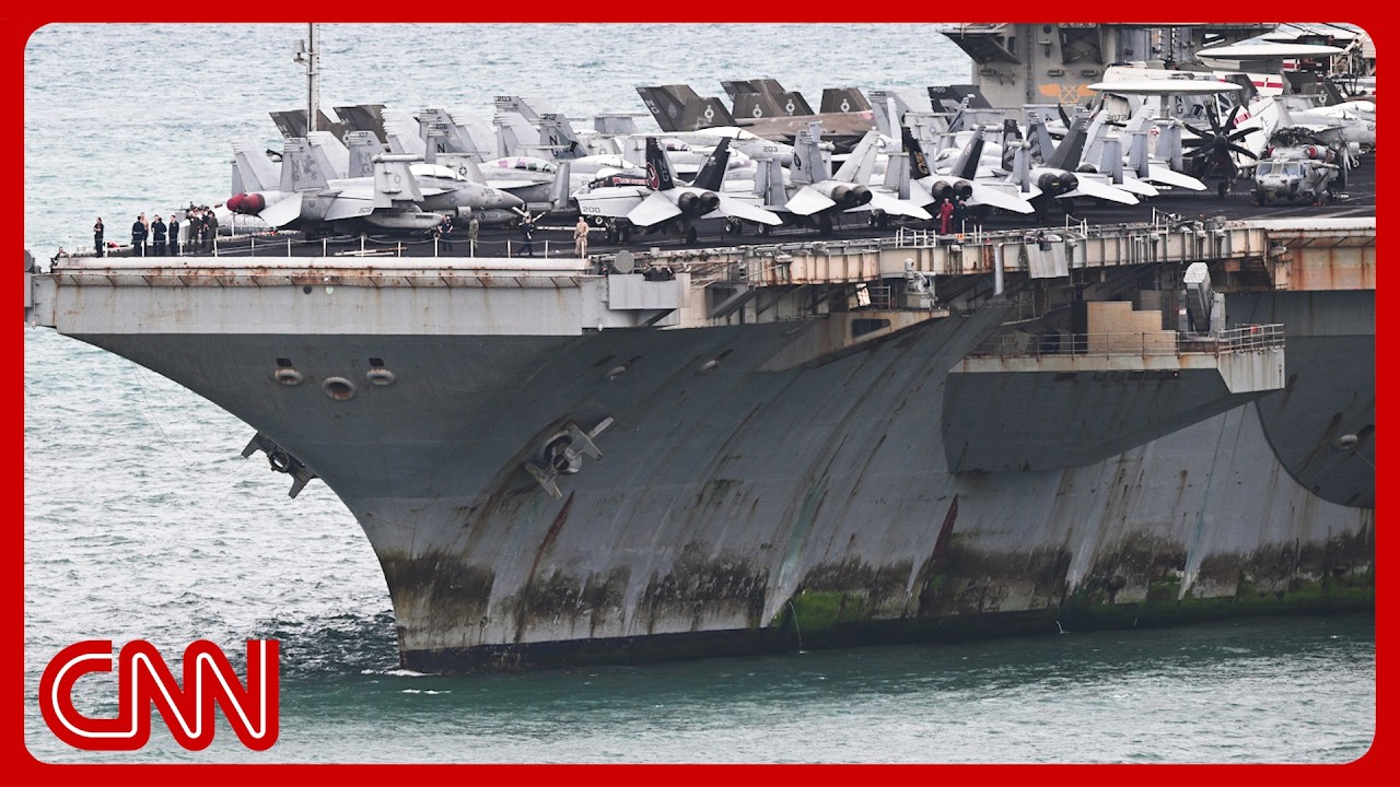 In Thailand, USS Abe Lincoln covered in rust after 286 days at sea