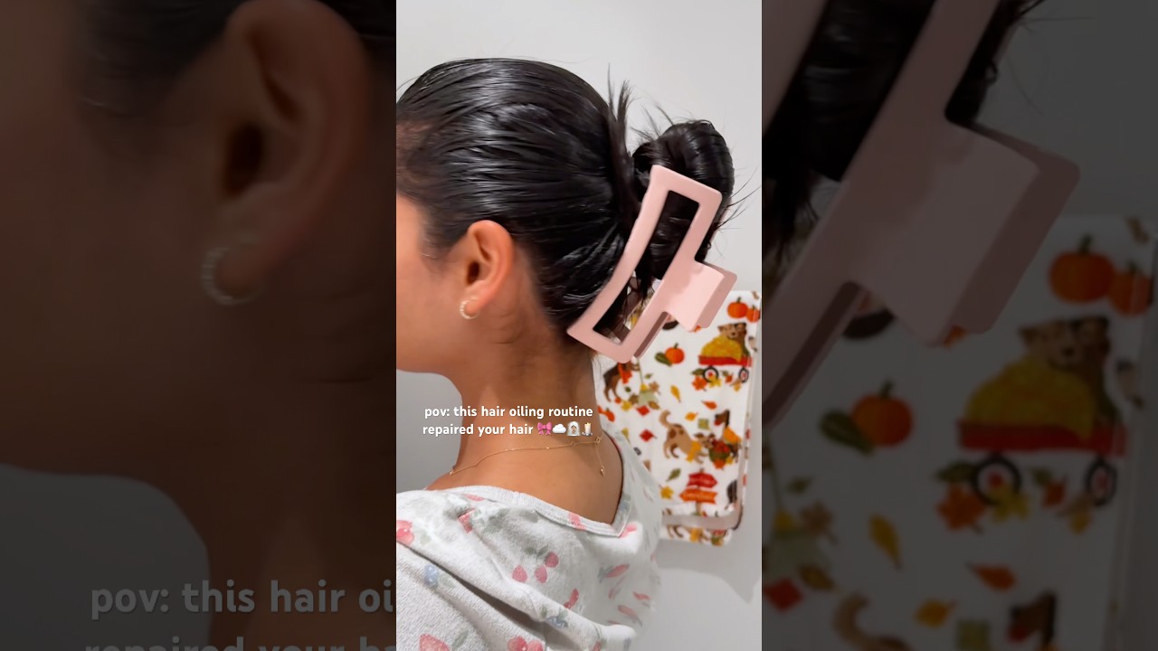 The Hair Oiling Routine That Repaired Your Hair 🎀☁️🧖🏽&zwj;♀️☁️
