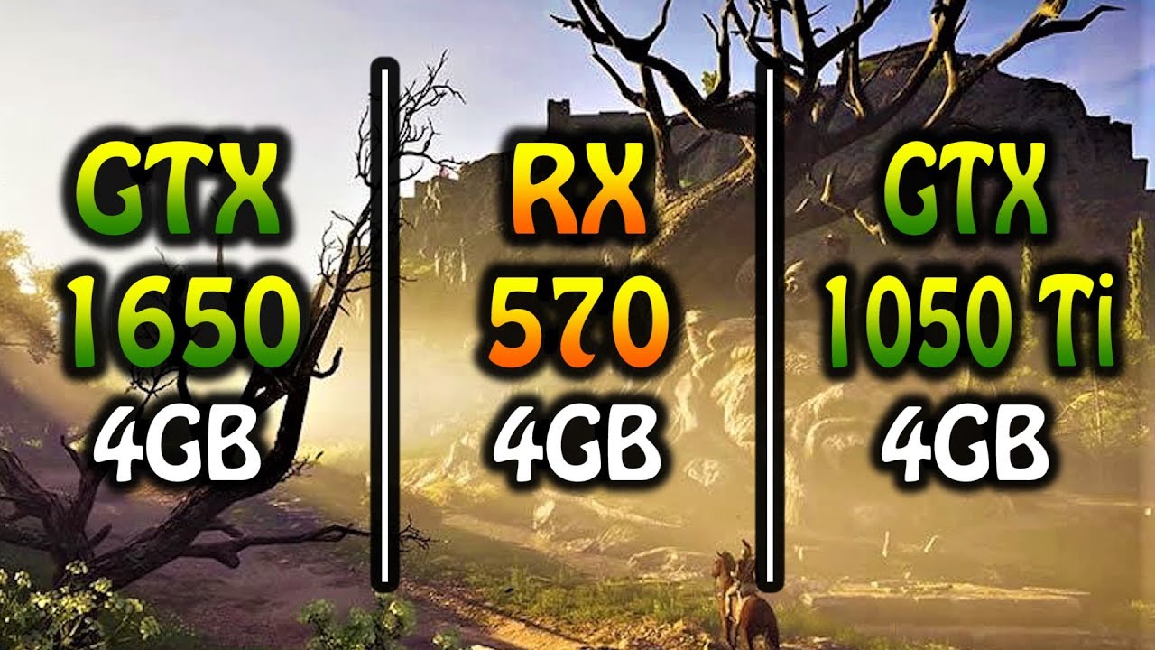 GTX 1650 vs RX 570 vs GTX 1050 Ti | Tested in 13 PC Games