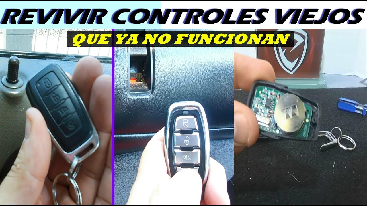 Como Revivir Controles Viejos que ya no funcionan para abrir y cerrar el auto/cambiar la bateria