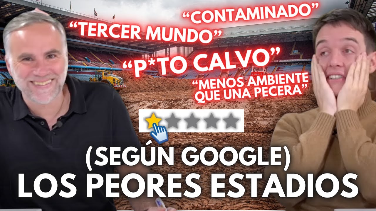 LOS PEORES ESTADIOS DEL FÚTBOL PROFESIONAL INGLÉS SEGÚN GOOGLE