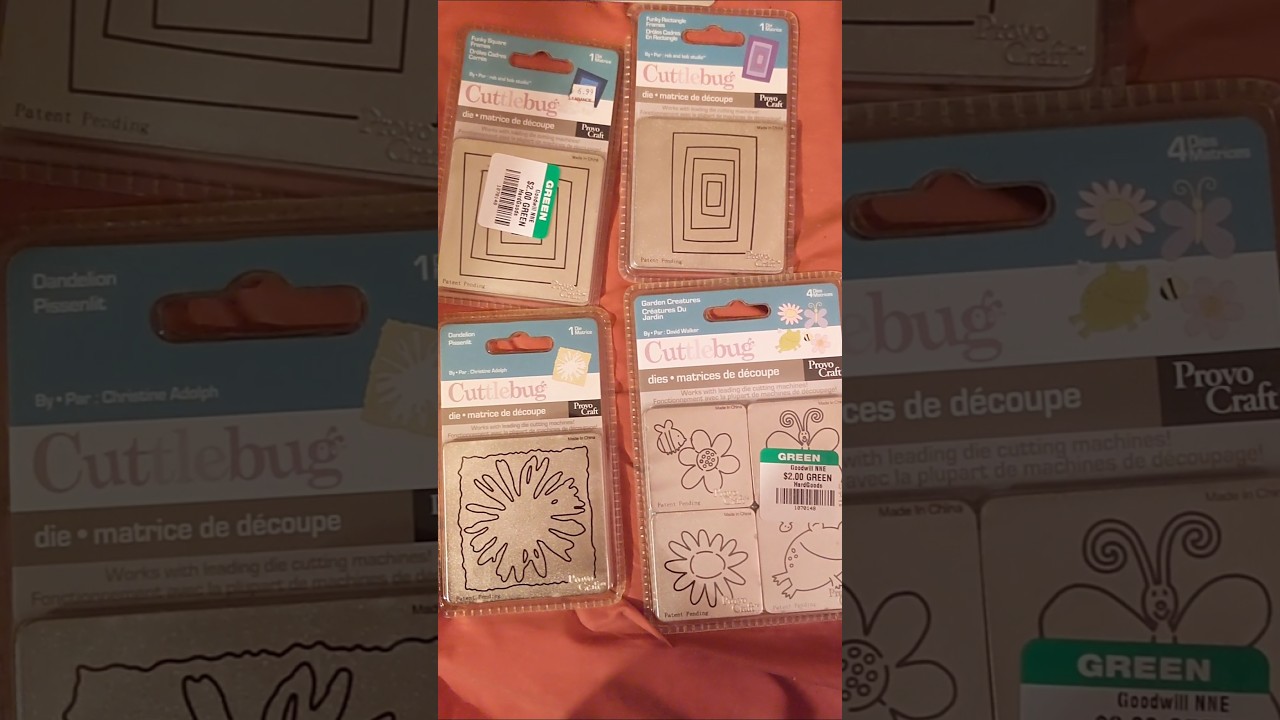 Today's #thrifthaul was all sorts of die cutting tools! #sizzix #cuttlebug