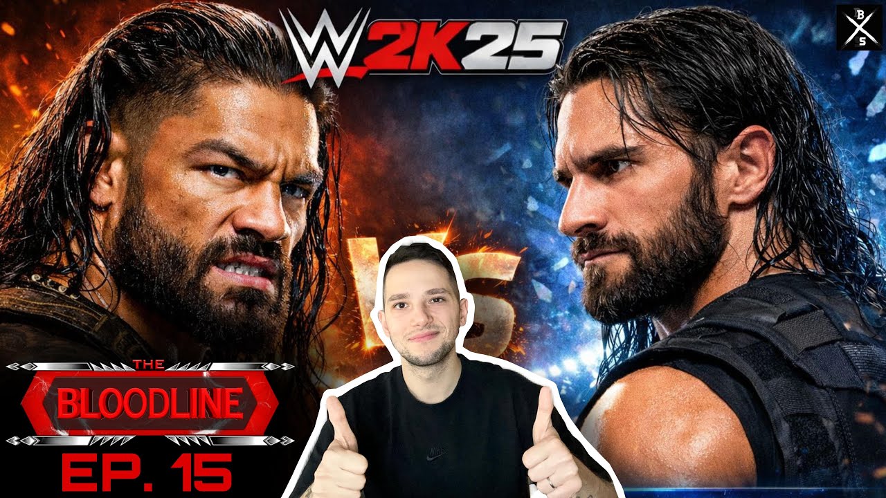 Roman Reigns vs Seth Rollins!WWE2K25 Showcase Ep.15