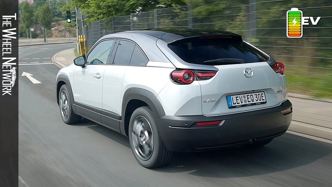 2020 Mazda MX-30 EV | Ceramic White | Driving, Interior, Exterior