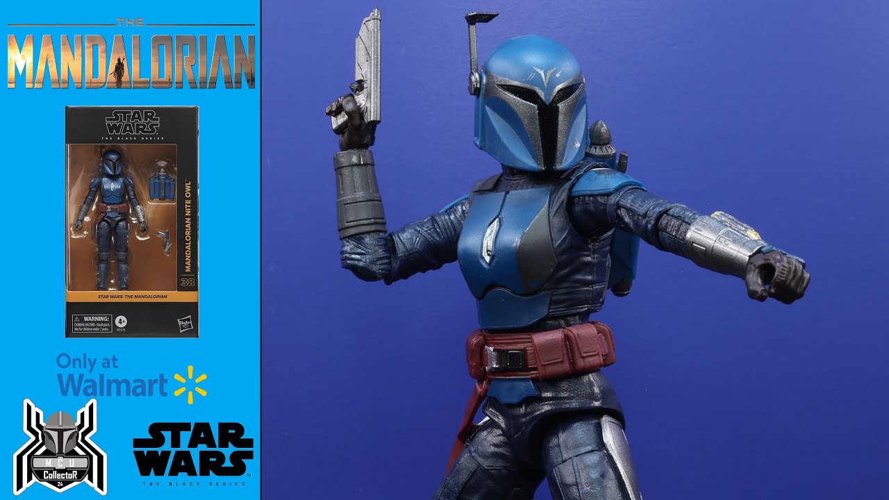 Star Wars Black Series 38 MANDALORIAN NITE OWL Disney+ Season 3 Figure Review