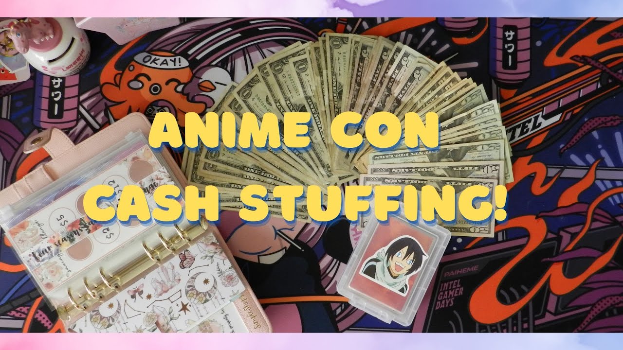 ANIME CON STUFFING🎀 | UNSTUFFING COMPLETED CHALLENGES | 🎀BONUS CASH STUFFING | COSPLAY GIRL BUDGETS