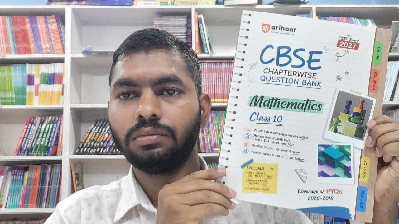 Arihant Mathematics Chapter Wise Question Bank For Class 10th CBSE Board Exams 2027 Full Review