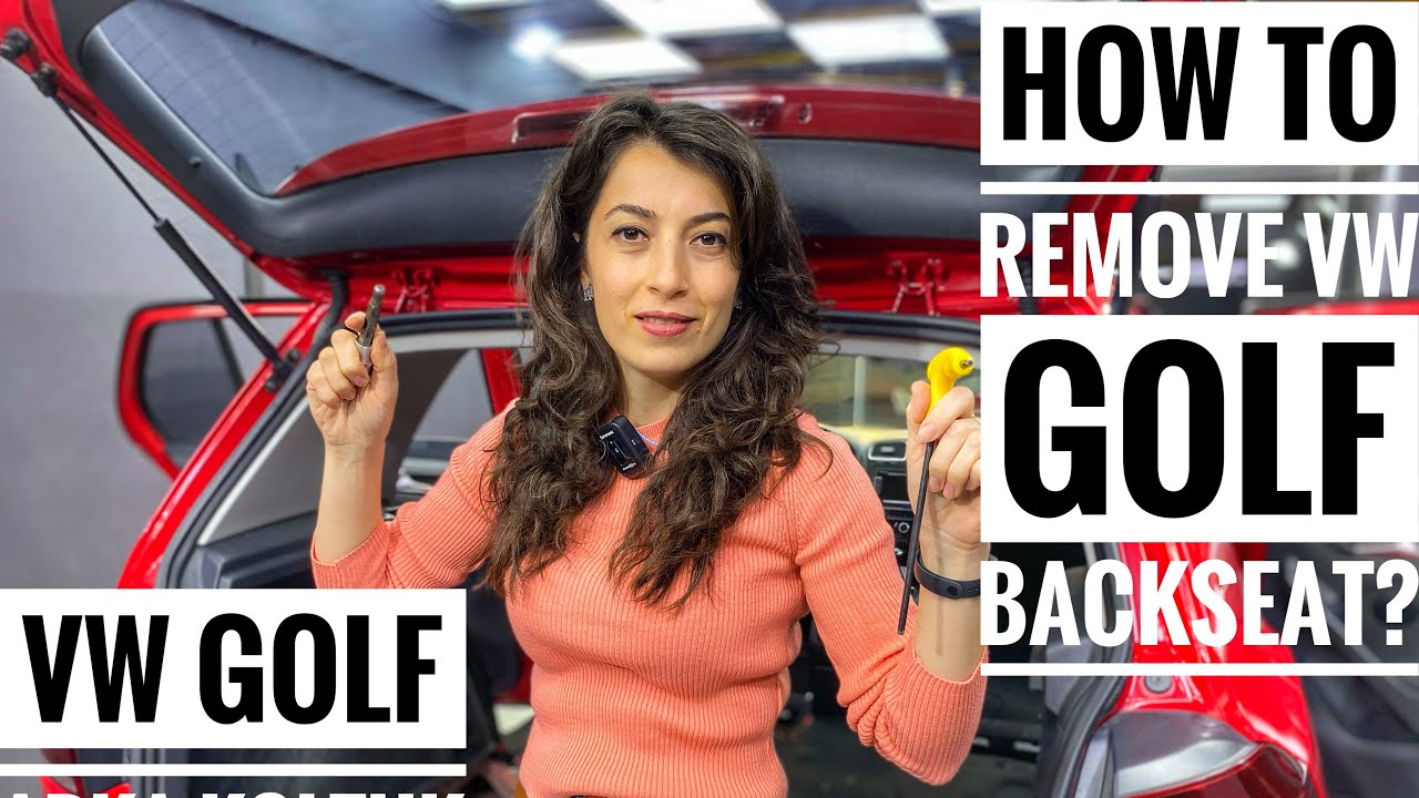 VW Golf arka koltuk sökümü. How to remove VW Golf back seats?
