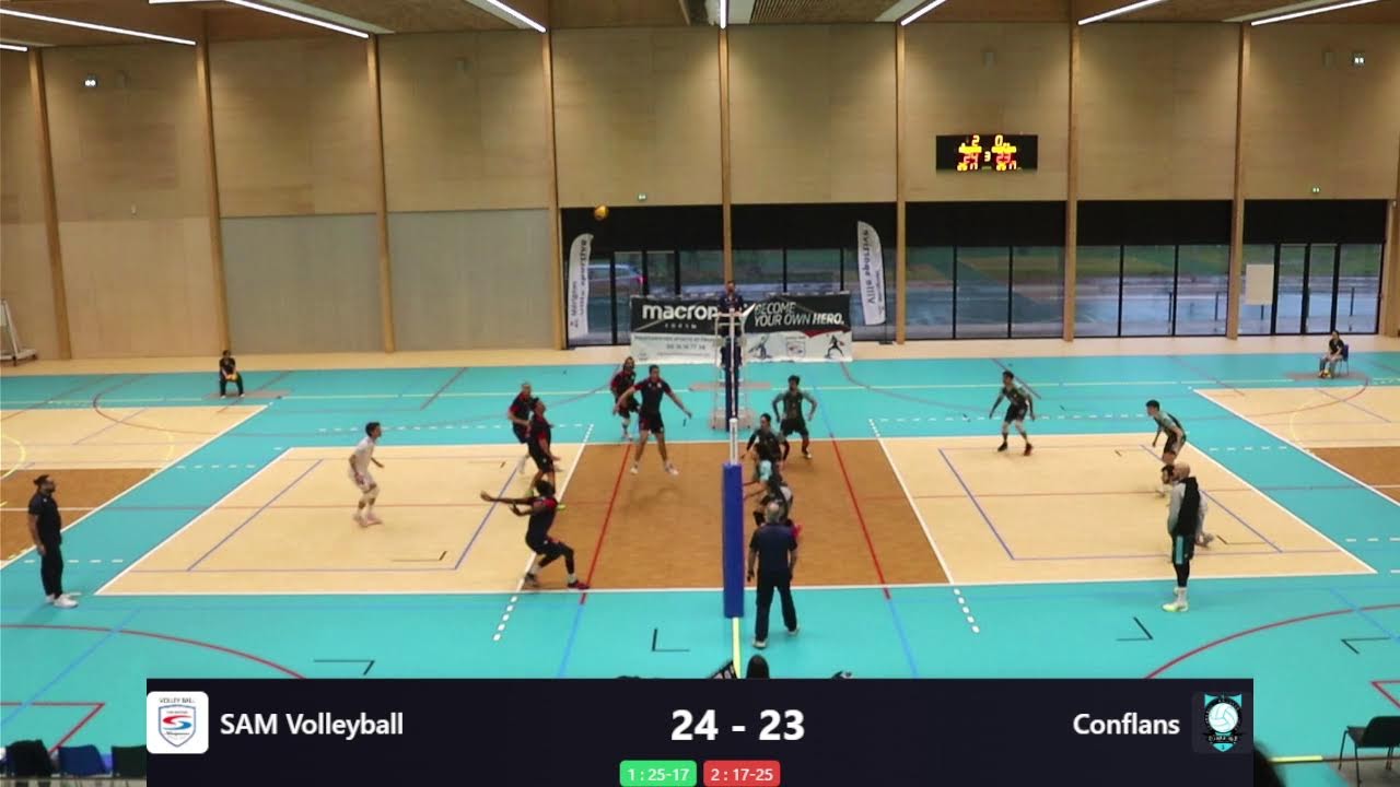Diffusion en direct de SAM - VOLLEYBALL vs Conflans, N2M