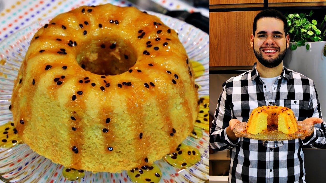 BOLO DE MARACUJÁ FOFINHO | PRIMEIRA RECEITA NA COZINHA NOVA