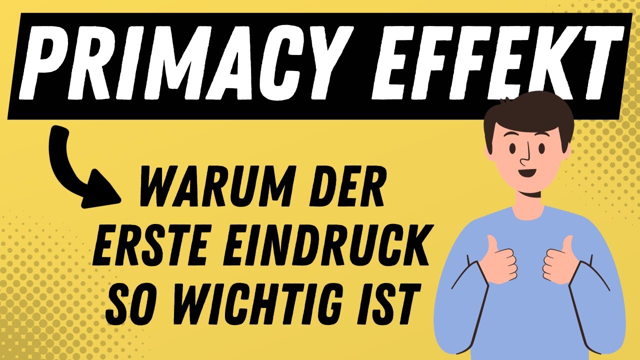 PRIMACY Effekt und RECENCY Effekt einfach erklärt + Beispiel aus dem Kindergarten | ERZIEHERKANAL