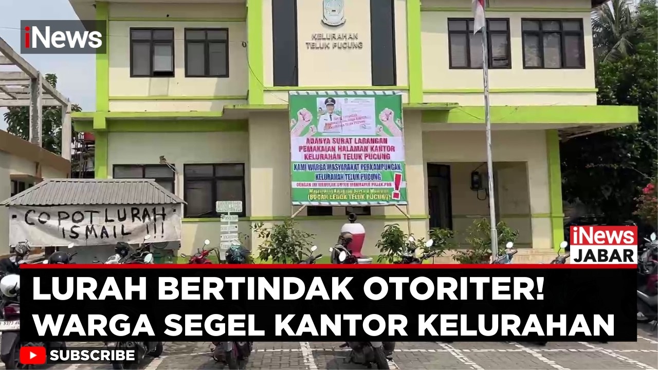Ricuh! Warga Segel Kantor Kelurahan Teluk Pucung, Minta Lurah Dicopot | iNews Jabar