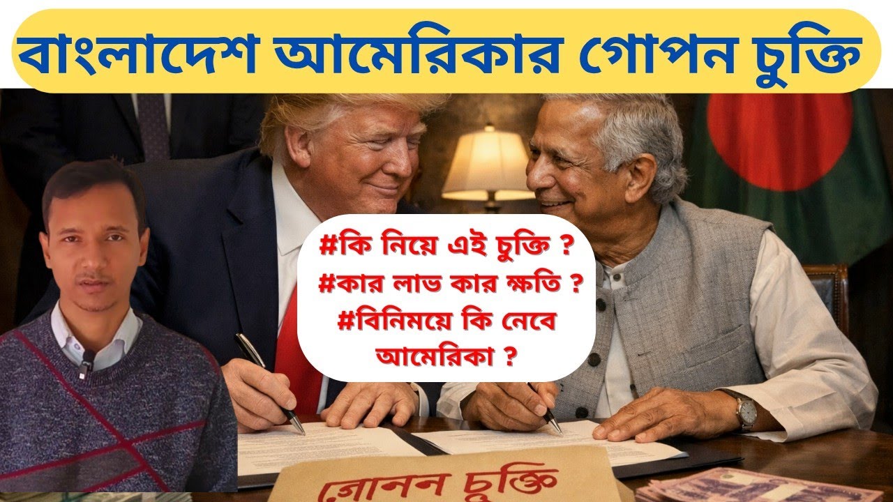 বাংলাদেশে ও আমেরিকার গোপন চুক্তি । Bangladesh america secret deal। The voice of world। 