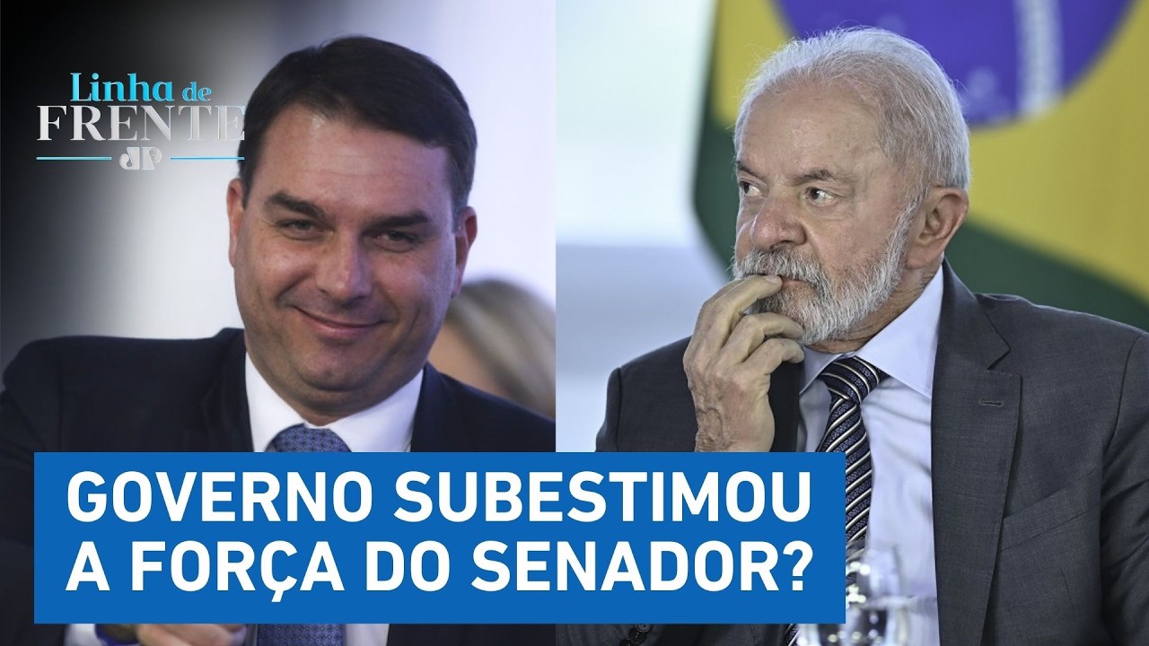 O jogo virou? Flávio Bolsonaro empata com Lula em eventual segundo turno | LINHA DE FRENTE
