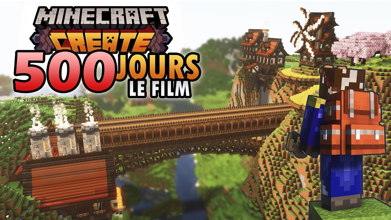 J'ai Survécu 500 Jours sur Minecraft Create ... Voici ce qu'il s'est passé [FILM COMPLET]