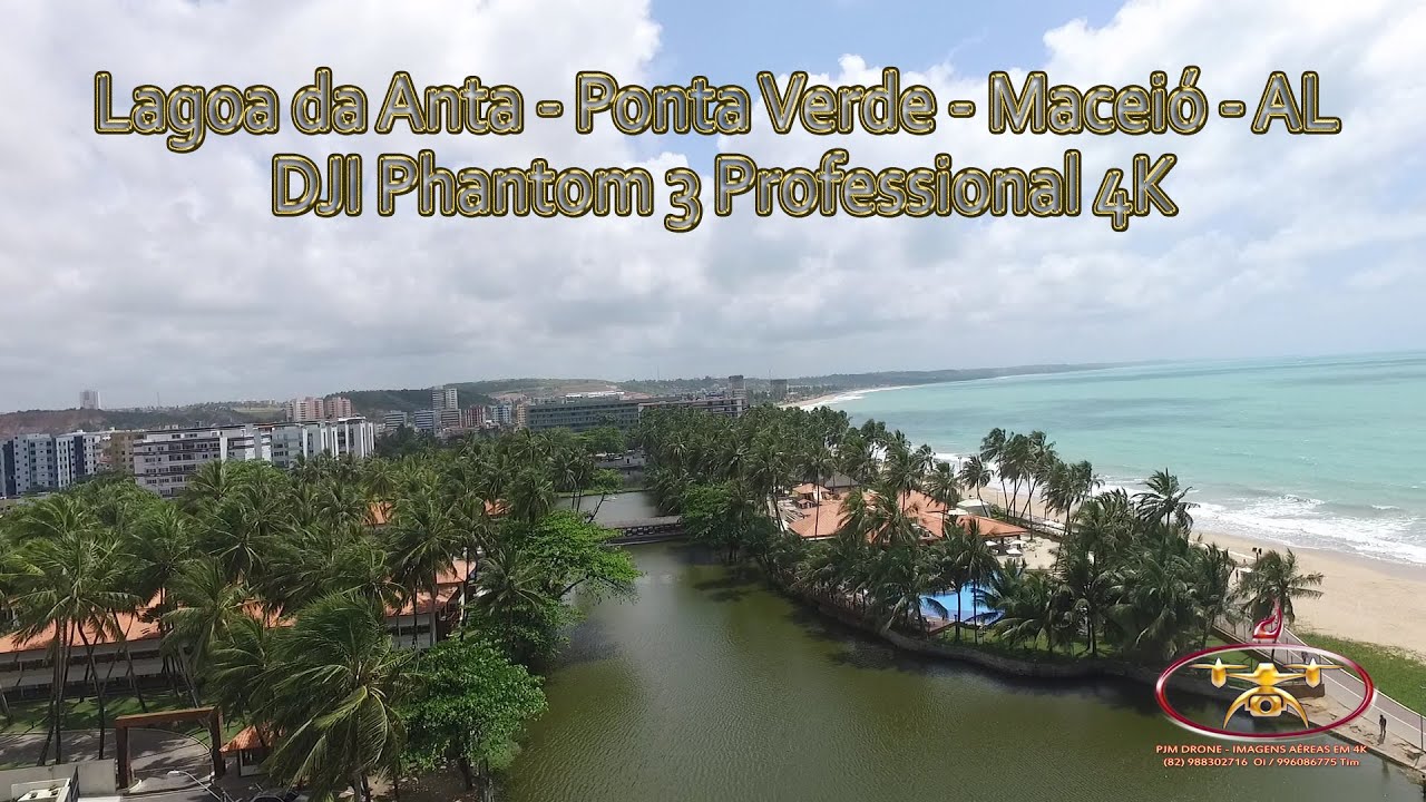 Lagoa da Anta - Ponta Verde - Macei&oacute; - AL - DJI Phantom Professional 4k