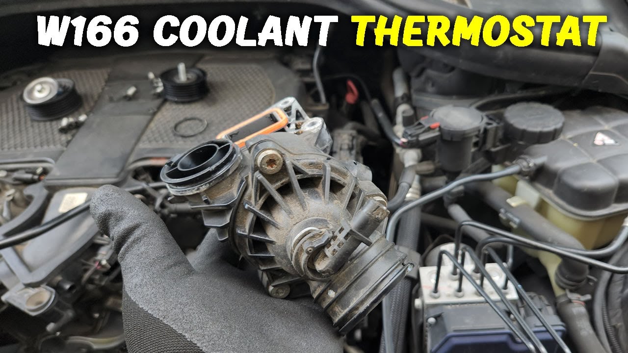 How to replace the Coolant thermostat for Mercedes ML350 /GLE350 (W166) 2012-2019