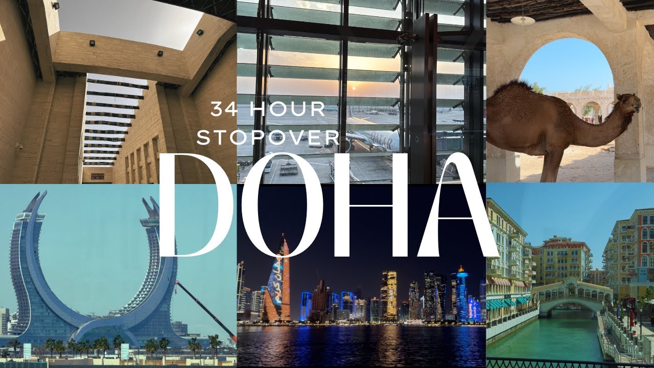 Exploring Doha in 34 Hours - Qatar Airways Stopover | Doha Stopover Vlog from Toronto to India