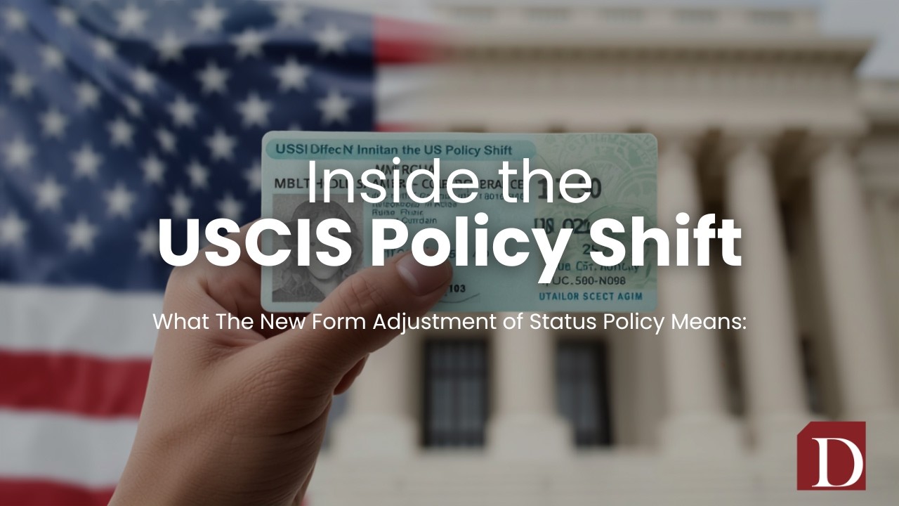 Обзор изменений в политике USCIS: что означают новые правила корректировки статуса