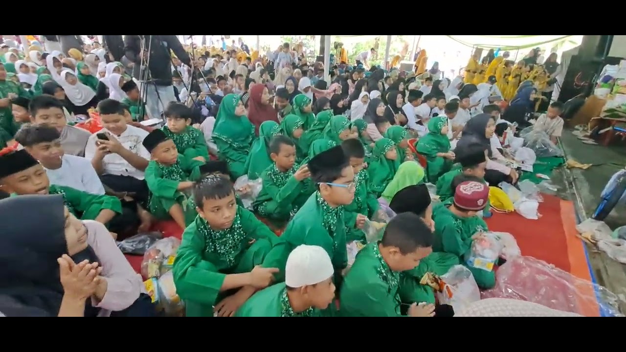 Penampilan TPQ Baitussalam dlm acara tarhib Ramadhan 1447 H