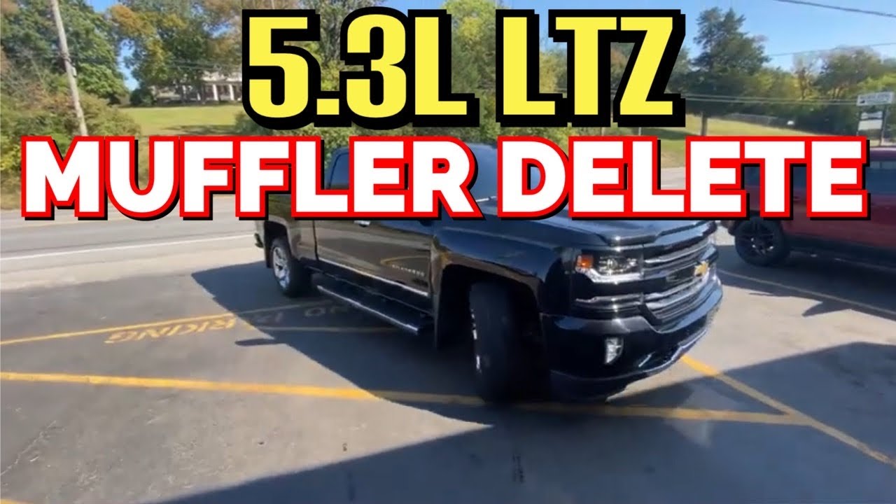 2016 Chevy Silverado 5.3 LTZ EXHAUST w/ MUFFLER DELETE!