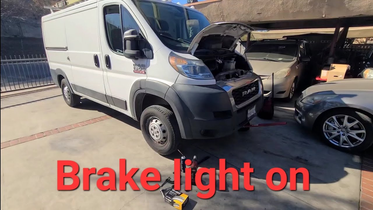 2019 ram promaster 1500 front brake job