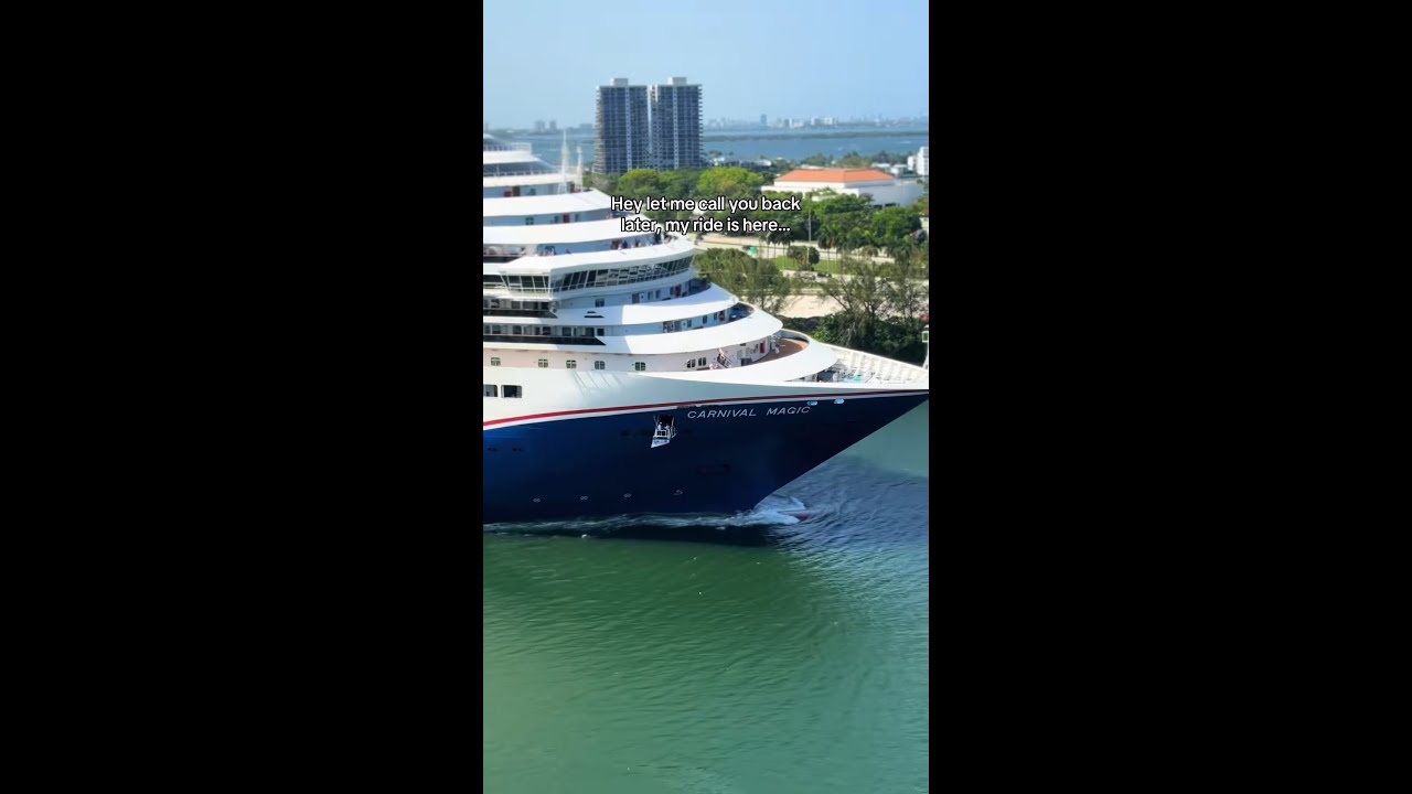 Our favorite way to get around 🛳️ 📸 @travelwithnickjay #shorts #CarnivalIsCalling