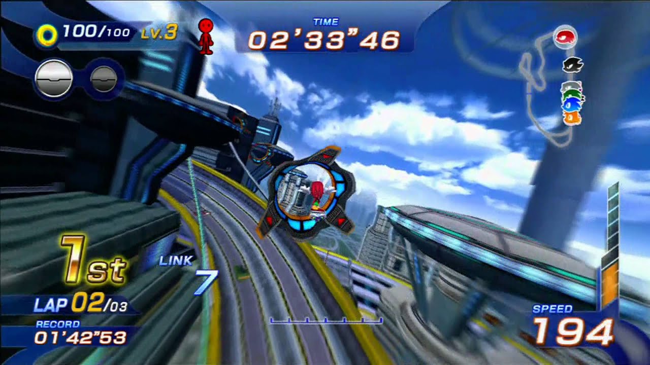 Sonic Free Riders: Metal City (Expert / Free Race) [1080 HD]
