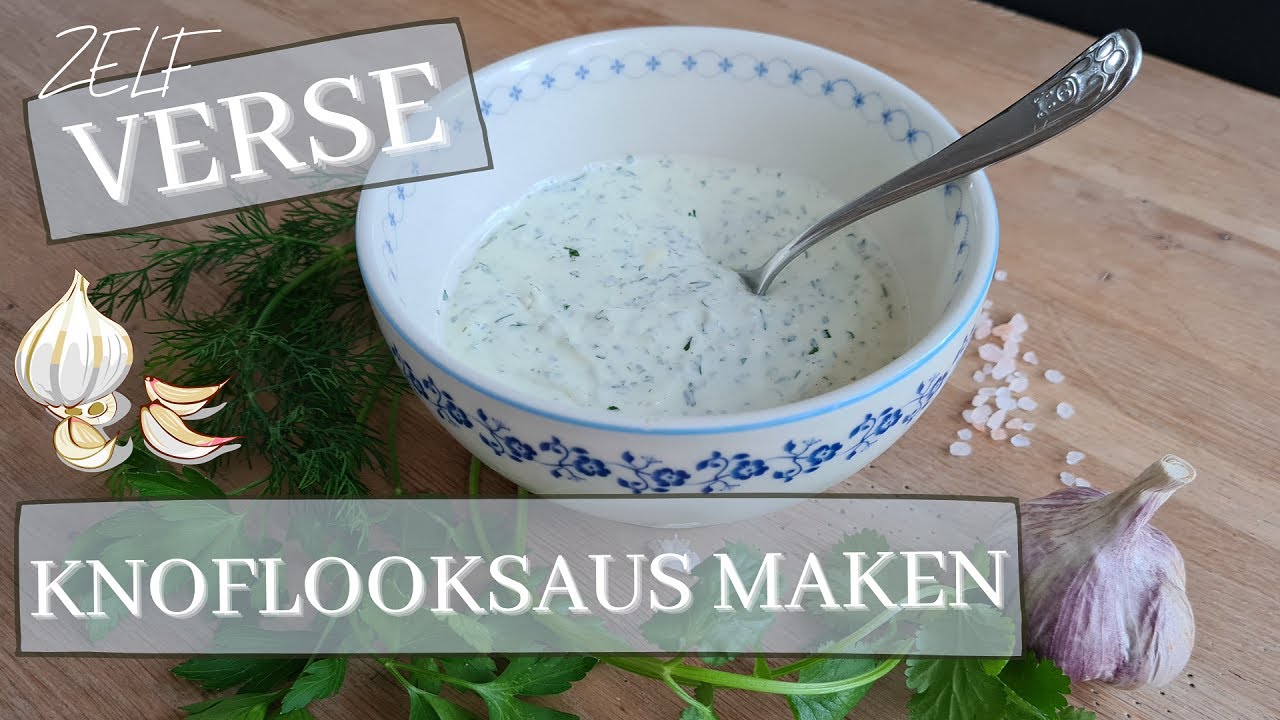 ZELF de LEKKERSTE Verse Knoflooksaus Maken