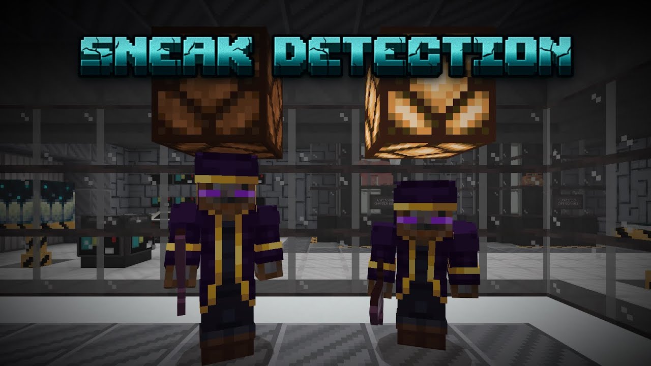 Detect Sneaking with Commands! (Minecraft Bedrock Tutorial)
